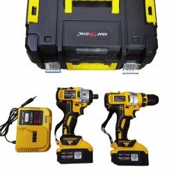 Акумулаторни безчеткови импакт и винтоверт 36V 8AH в куфар KRAFTROYAL Акумулаторни безчеткови импакт и винтоверт 36V 8AH в куфар KRAFTROYAL