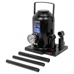 Крик бутилка двускоростен  с манометър 50 т ( 280мм- 450 мм) , FORSAGE