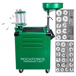 Професионална система за смяна на масла 80 литра , 61 части ,  ROCKFORCE Професионална система за смяна на масла 80 литра , 61 части ,  ROCKFORCE