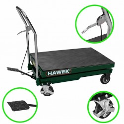 Хидравлична повдигаща  количка 500кг; HAWEK -780мм