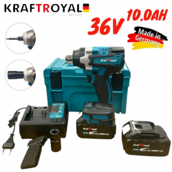 Акумулаторен гайковерт ударен Kraft 36V 10Ah 850 N/m Акумулаторен гайковерт ударен Kraft 36V 10Ah 850 N/m