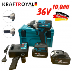 Акумулаторен гайковерт ударен Kraft 36V 10Ah 850 N/m Акумулаторен гайковерт ударен Kraft 36V 10Ah 850 N/m