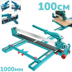 Машина за Рязане на Гранитогрес Плочки Професионална с Лазерен Водач 100см ДЪЛЖИНА НА СРЕЗА ДО 15мм ДЕБЕЛИНА НА ПЛОЧКИТЕ 1000мм