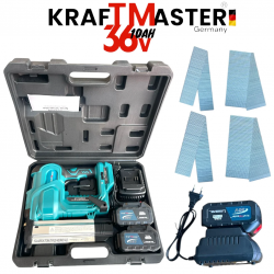 Акумулаторен Безчетков Такер KRAFT MASTER 36V 10AH 2 Батерии и Куфар