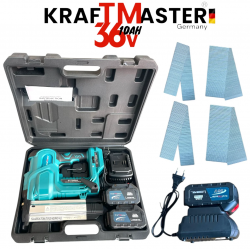 Акумулаторен Безчетков Такер KRAFT MASTER 36V 10AH 2 Батерии и Куфар