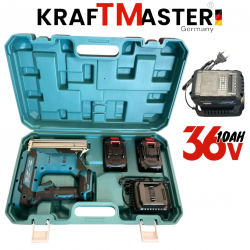 Акумулаторен Такер 36V 10Ah KRAFT MASTER 2 Батерии Зарядно и Куфар