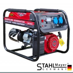 Четиритактов Монофазен Генератор Агрегат за Ток 3,8Kw STAHLMAYER 220V и 12V Четиритактов Монофазен Генератор Агрегат за Ток 3,8Kw STAHLMAYER 220V и 12V