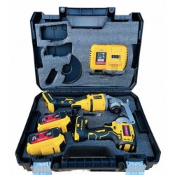 Комплект акумулаторен ъглошлайф и гайковерт 36V 8Ah StahlMayer Комплект акумулаторен ъглошлайф и гайковерт 36V 8Ah StahlMayer