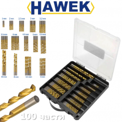 Професионален комплект свредла за метал HAWEK – 100 части