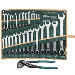 Звездогаечни Ключове Комбинирани 6-36мм ROCKFORCE 27 части + Клещи Гарги