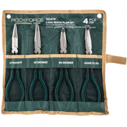 Дългораменни Клещи Професионален Комплект Зегер ROCK FORCE 4 части | CR-V | 5047P