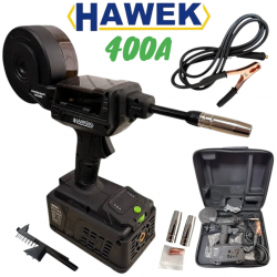 Инверторен телоподаващ апарат без газ Hawek 400A – професионално заваряване с една ръка