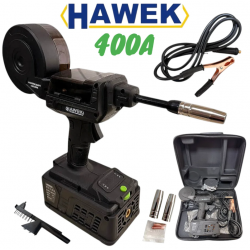 Инверторен телоподаващ апарат без газ Hawek 400A – професионално заваряване с една ръка