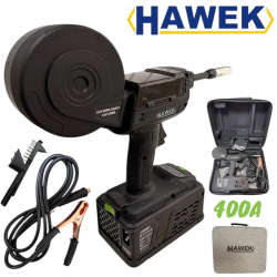 Инверторен телоподаващ апарат без газ Hawek 400A – професионално заваряване с една ръка