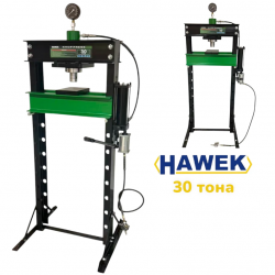 ПНЕВМО-ХИДРАВЛИЧНА ПРЕСА 30 ТОНА HAWEK