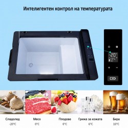 Портативен компресорен хладилник HAWEK 30L – 12V / 24V / 220V | Охлаждане и замразяване навсякъде , модел: С30