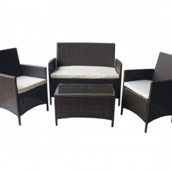 Ратанов комплект компакт макси Включва 4 части мебели от изкуствен ратан