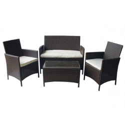 Ратанов комплект компакт макси Включва 4 части мебели от изкуствен ратан