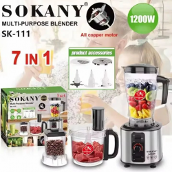 Мултифункционален кухненски робот 7-в-1 SOKANY SK-111 – 1200W