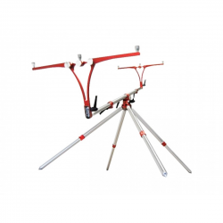 Шаранджийска стойка MECCANICA VADESE NICK REVOLUTION Silver & Red 3 или 4 въдици - Сиво-Червено