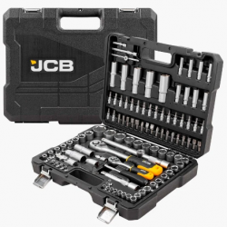 Гедоре Професионално 108 части JCB 1/2 и 1/4 J-41082-5 Хром Ванадиева Стомана Гедоре Професионално 108 части JCB 1/2 и 1/4 J-41082-5 Хром Ванадиева Стомана