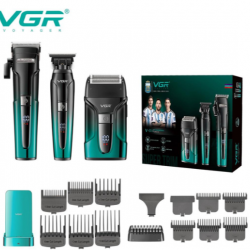 Комплект VGR V-694 акумулаторни машинки за подстригване на брада и коса Комплект VGR V-694 акумулаторни машинки за подстригване на брада и коса