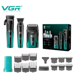 Комплект VGR V-694 акумулаторни машинки за подстригване на брада и коса