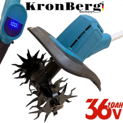 Акумулаторна Фреза Култиватор 36V 10AH KRONBERG 20см