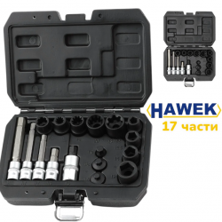 Комплект специални вложки, HAWEK , за спирачки, 17 части