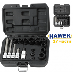 Комплект специални вложки, HAWEK , за спирачки, 17 части