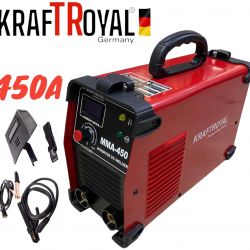 Инверторен Електрожен 450А KRAFT ROYAL Водоустойчив Инверторен Електрожен 450А KRAFT ROYAL Водоустойчив