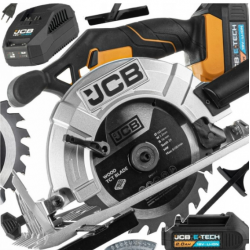 Акумулаторен ръчен циркуляр JCB 18CS-2XB-E , 18 V, 165 мм, с батерия и зарядно
