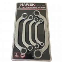 КОМПЛЕКТ ИЗВИТИ С-ОБРАЗНИ КЛЮЧОВЕ ЛУЛА , HAWEK , 50511C