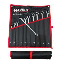 Удължени Ключове Прави Лули с Тресчотка 8-19мм HAWEK 51022RW