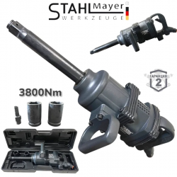 Пневматичен професионален гайковерт 1цол StahlMayer- 3800 Nm 