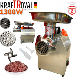 Професионална Месомелачка Електрическа 1300W KRAFTROYAL MK-22