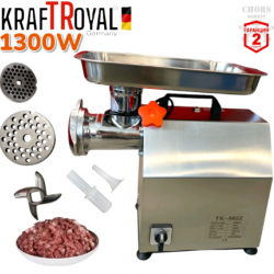Професионална Месомелачка Електрическа 1300W KRAFTROYAL MK-22 Професионална Месомелачка Електрическа 1300W KRAFTROYAL MK-22