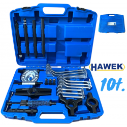 ХИДРАВЛИЧЕН КОМПЛЕКТ СКОБИ И СЕПАРАТОР ЗА ЛАГЕРИ 10 ТОНА HAWEK HW-1097