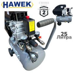 Монофазен компресор HAWEK, 1500 W, 25 л Монофазен компресор HAWEK, 1500 W, 25 л