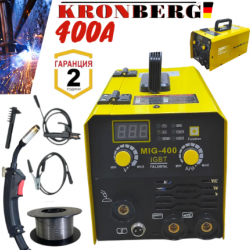 Телоподаващо Инверторен Електрожен 400А 2в1 Заваръчна Техника KRONBERG 2в1 + Соларен Шлем Телоподаващо Инверторен Електрожен 400А 2в1 Заваръчна Техника KRONBERG 2в1 + Соларен Шлем