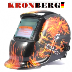 Телоподаващо Инверторен Електрожен 400А 2в1 Заваръчна Техника KRONBERG 2в1 + Соларна Маска Шлем