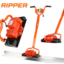 ВИБРОМАСТАР ЕЛЕКТРИЧЕСКИ ЗА БЕТОН С ЛЕНТА 1.5 М 14 СМ RIPPER ВИБРО МАСТАР