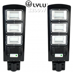 Улична Соларна LED Лампа LYLU Соларни Лампи 1200W 2 БРОЯ