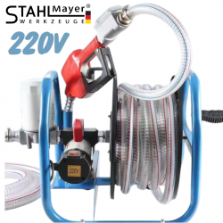 Електрическа Помпа за Гориво със Стойка и Пистолет 220V 380W STAHLMAYER В-29-31