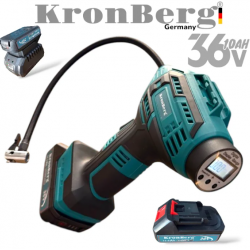 Акумулаторен Безчетков Компресор за Въздух 36V 10AH KRONBERG 2 Батерии
