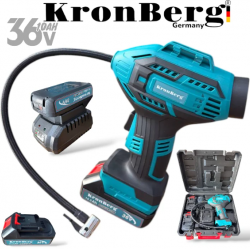 Акумулаторен Безчетков Компресор за Въздух 36V 10AH KRONBERG 2 Батерии