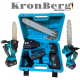 Акумулаторен Безчетков Верижен Трион за Дърва и Клони KRONBERG с Автоматично Смазване на Веригата Резачка 36V 10AH KRONBERG 2 Батерии