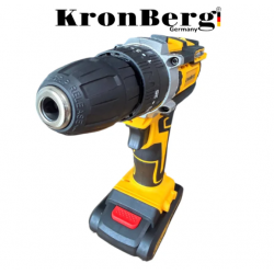 Акумулаторен Безчетков Ударен Винтоверт (Бормашина) KRONBERG 36V 8AH 2 Батерии и Зарядно в Куфар