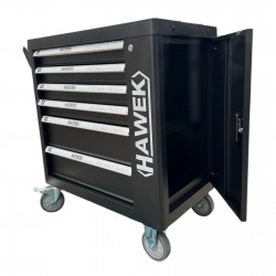 Шкаф с инструменти HAWEK , 6 чекмеджета 4 пълни HW-2055