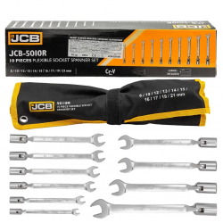 Комплект глухи звездогаечни ключове JCB – 10ч , 8-21мм , 5010R